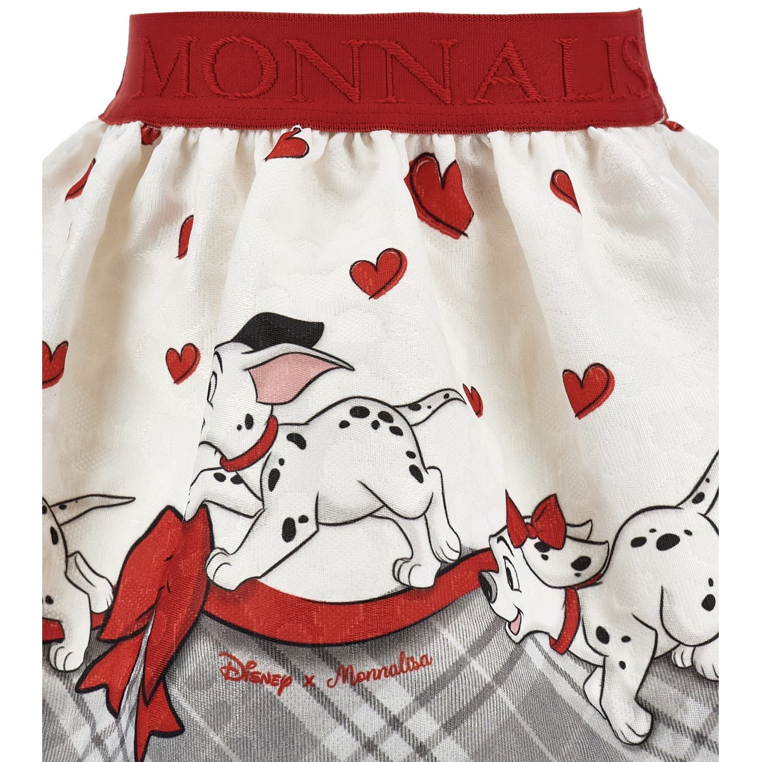 MONNALISA - Dalmatian Top &  Skirt Set - Red