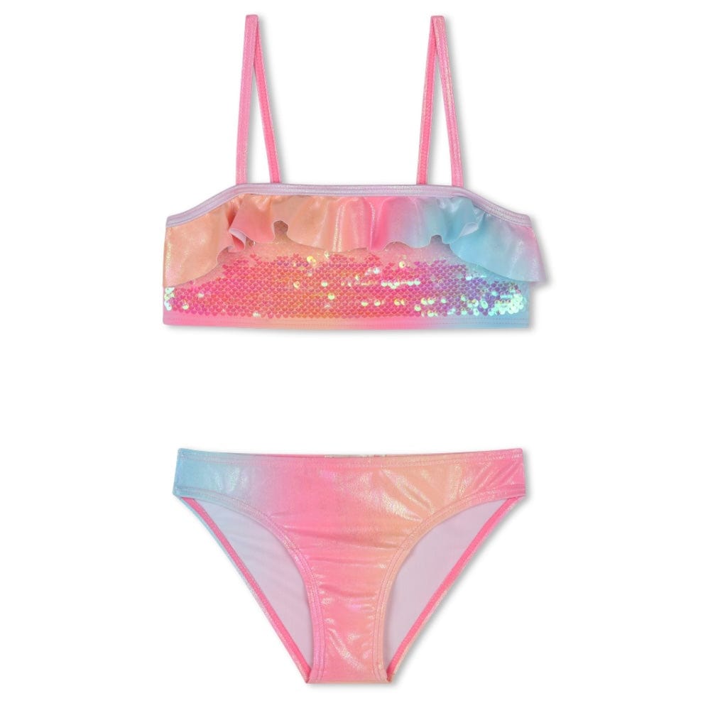 BILLIEBLUSH - Mermaid Three Piece Bikini Set - Peach