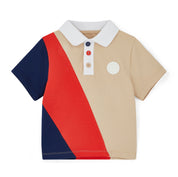 MITCH & SON - Chic Chevron JNR Pierce Polo Set - Stone Beige