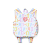 A DEE - Skylah Signature Summer Initial Prink Back Pack - White