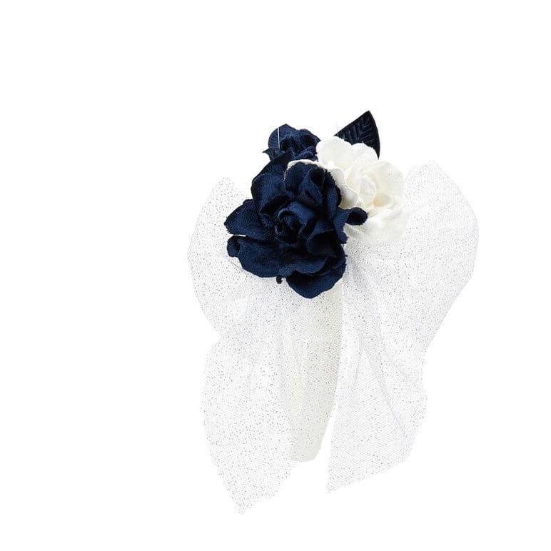 MONNALISA - Flower Frozen Hairband - Navy