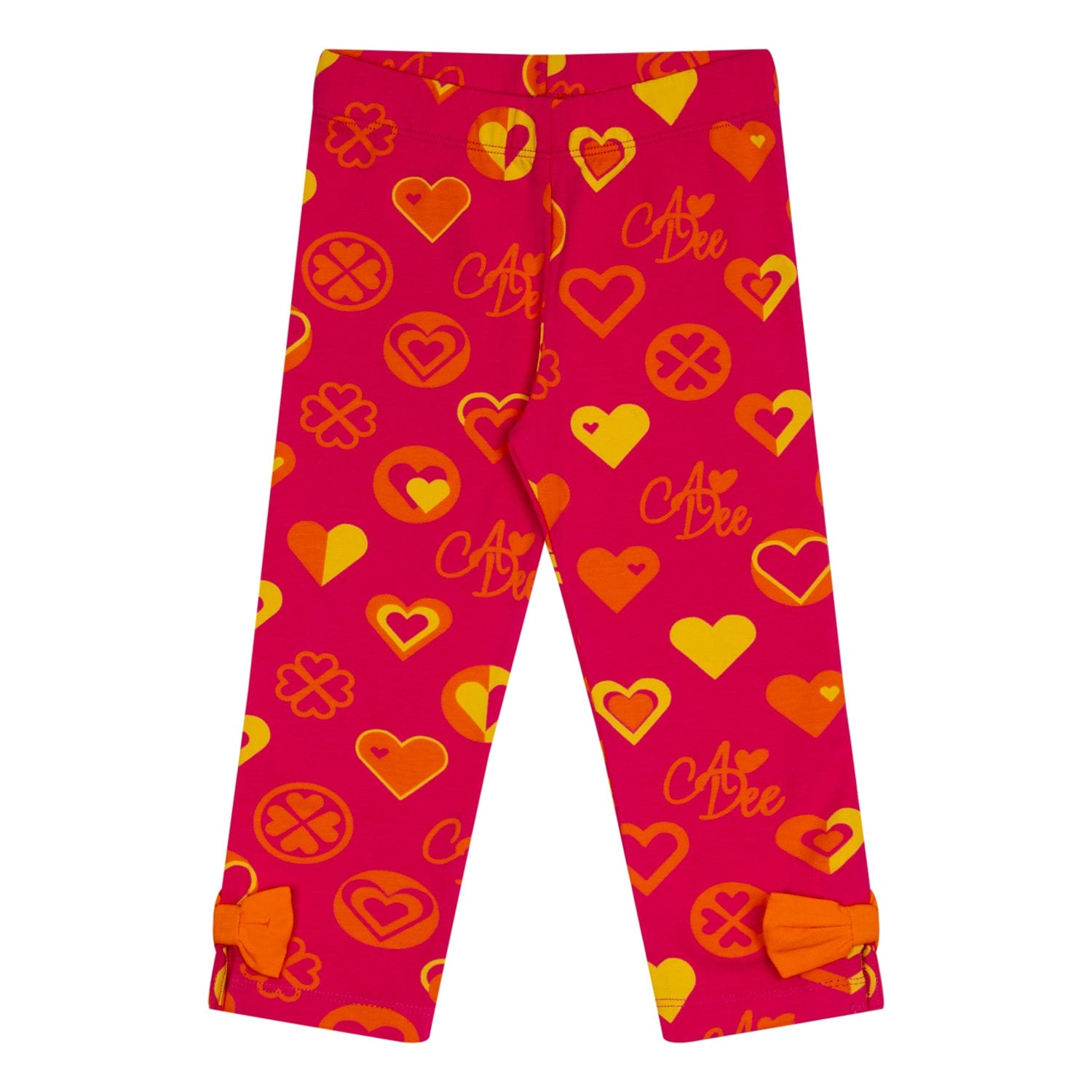 A DEE - Moana Bold Hearts Tape Legging Set - Orange