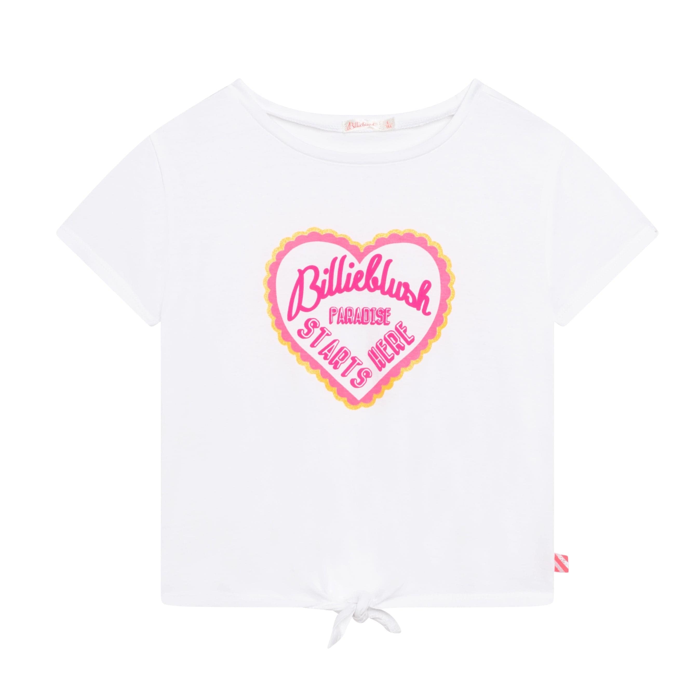 BILLIEBLUSH - Heart Top - White