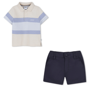BOSS - Toddler Chino Short Set  - Navy