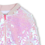 BILLIEBLUSH - Sequin Jacket With Top & Shorts - Pink