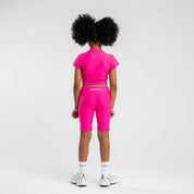 BONINI BY A DEE - Ruched T-Shirt & Cycling Shorts Aspire - Hot Pink