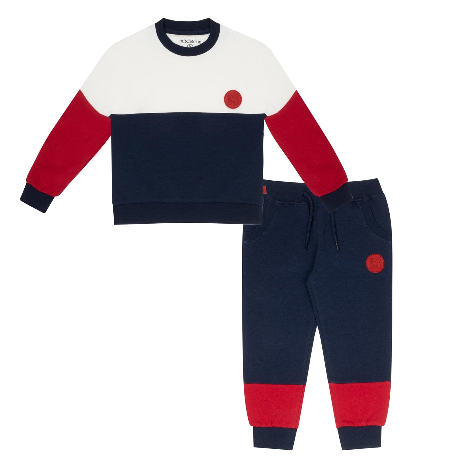 MITCH & SON - Bobby Drop Shoulder Tracksuit - Dark Navy