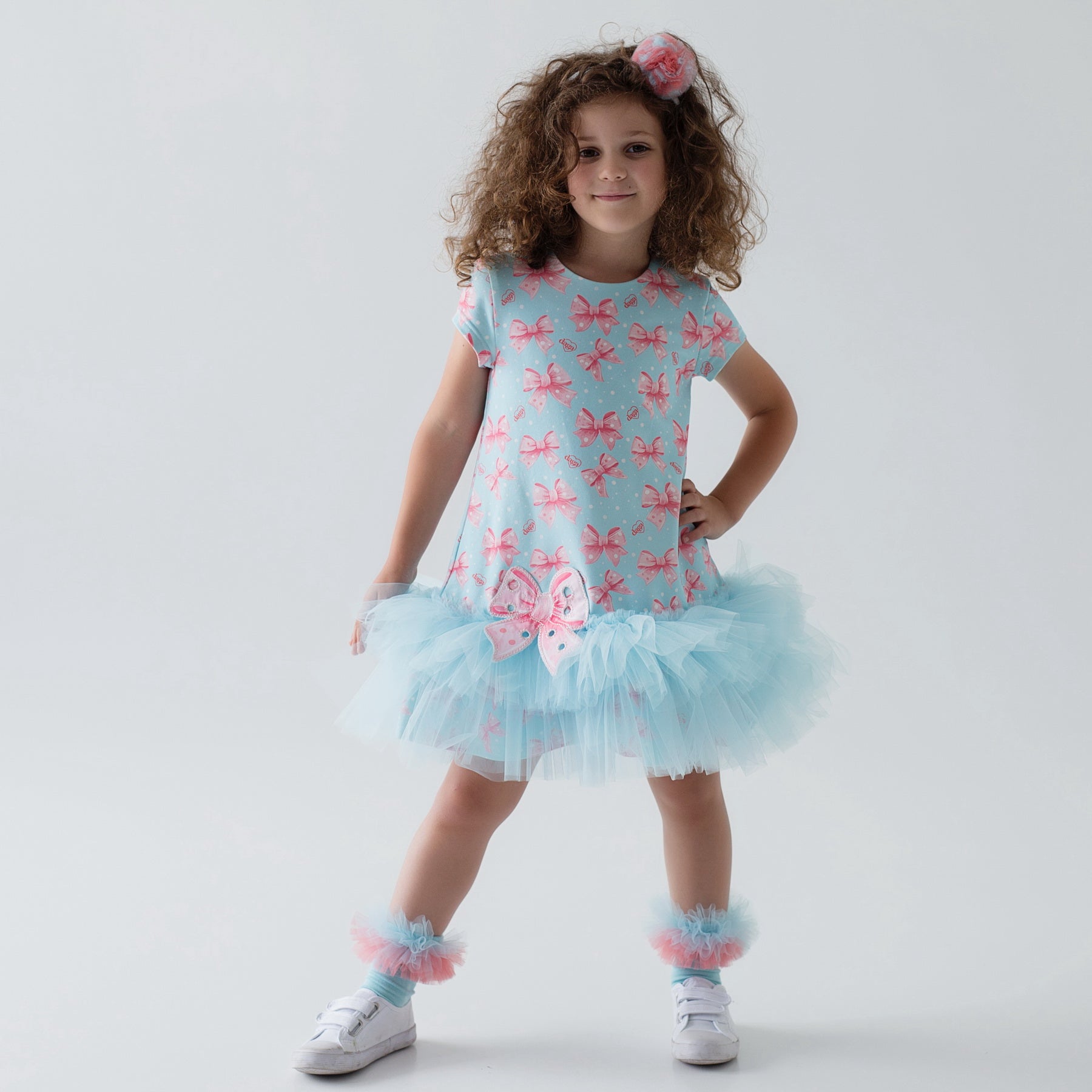 Daga - Magic Bow Tutu Dress - Turquoise