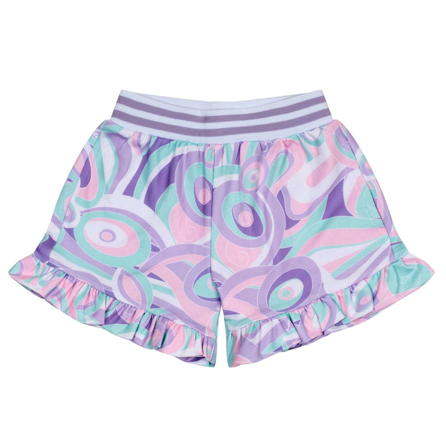 A DEE - Nancy Popping Pastels Print Short Set - Lilac