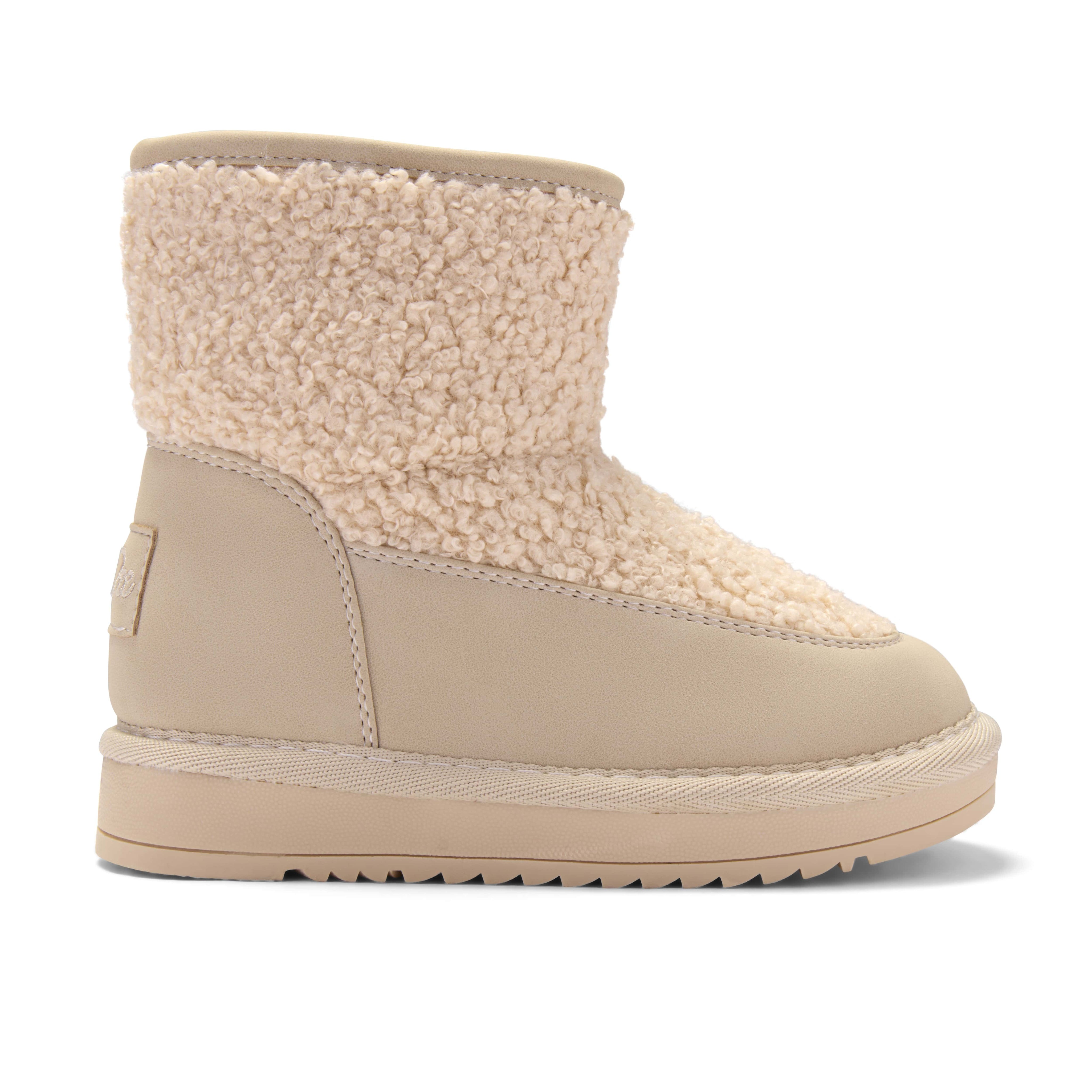 A DEE - Teddie Boucle Boot - Stone Beige