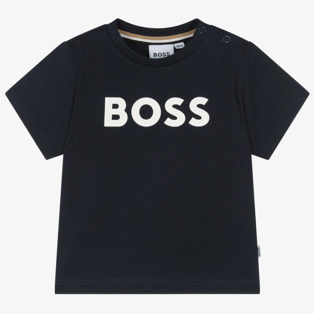 BOSS - Toddler Mini Me T-Shirt -  Navy