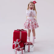 Daga - Magical Surprises  Three Piece Skirt Set - Red