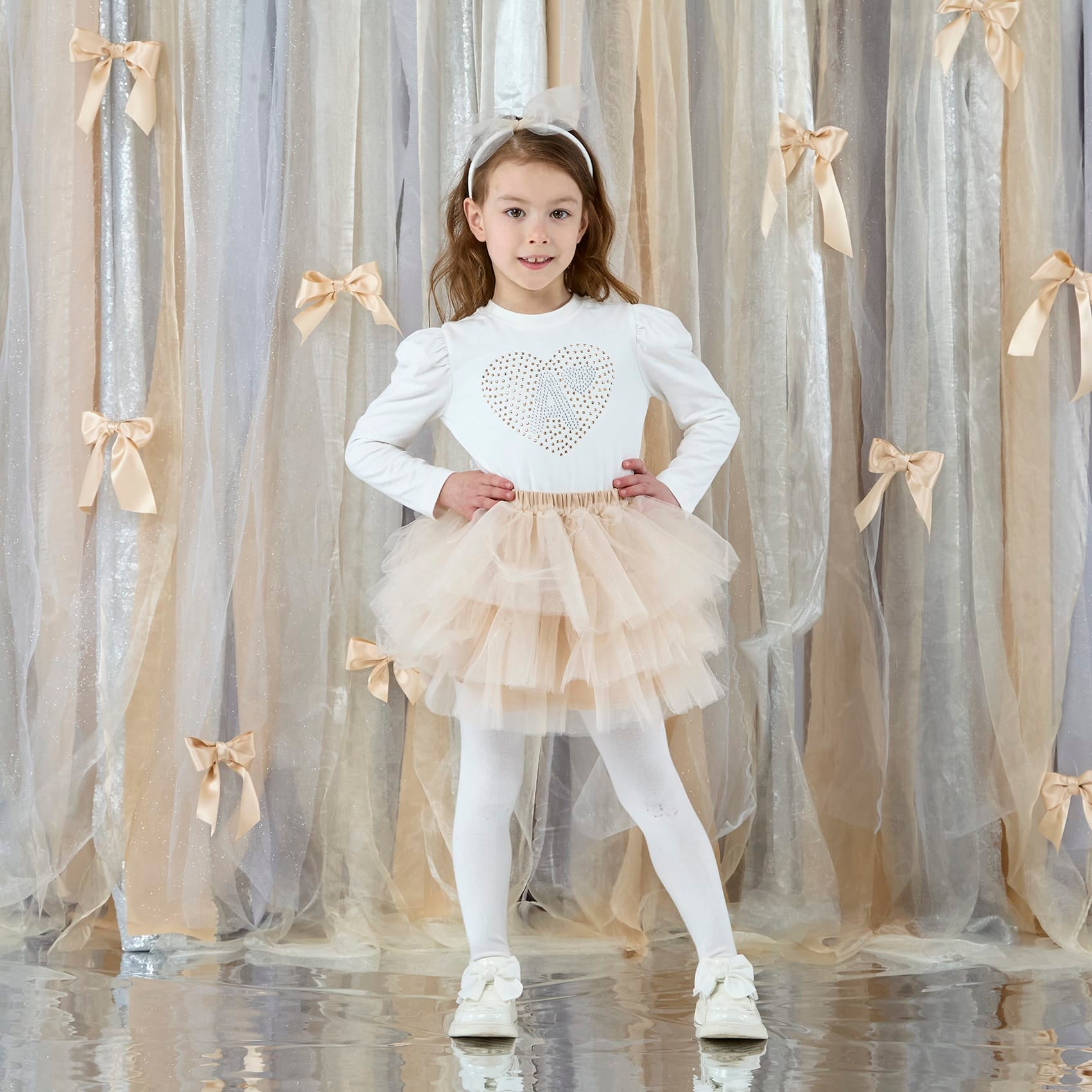 A DEE - Eau De A Dee Blair Tulle Skirt Set - Snow White