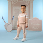 MITCH & SON - Classic Collection Travis - Knitted Tracksuit - Stone Beige