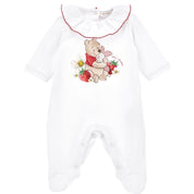 MONNALISA - Winnie The Pooh Two Piece Babygrow Set- White