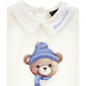 MONNALISA - Teddy  Babygrow  - Cream