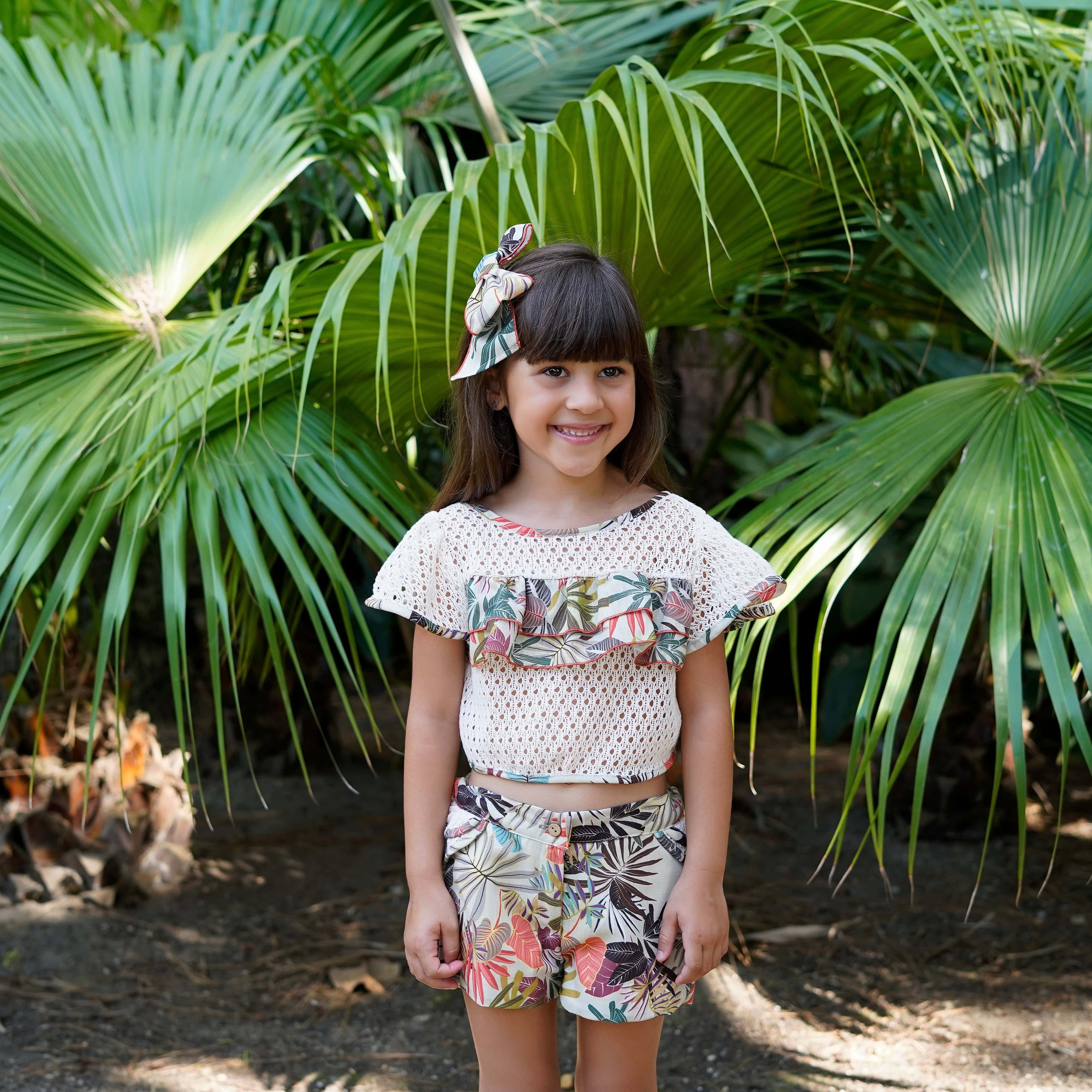 BABINE - Palm Short Set - Cream