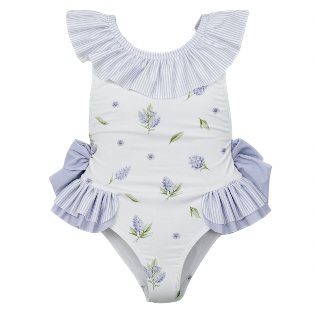 MEIA PATA -  Lavender Print Barbados Swimsuit - Lilac