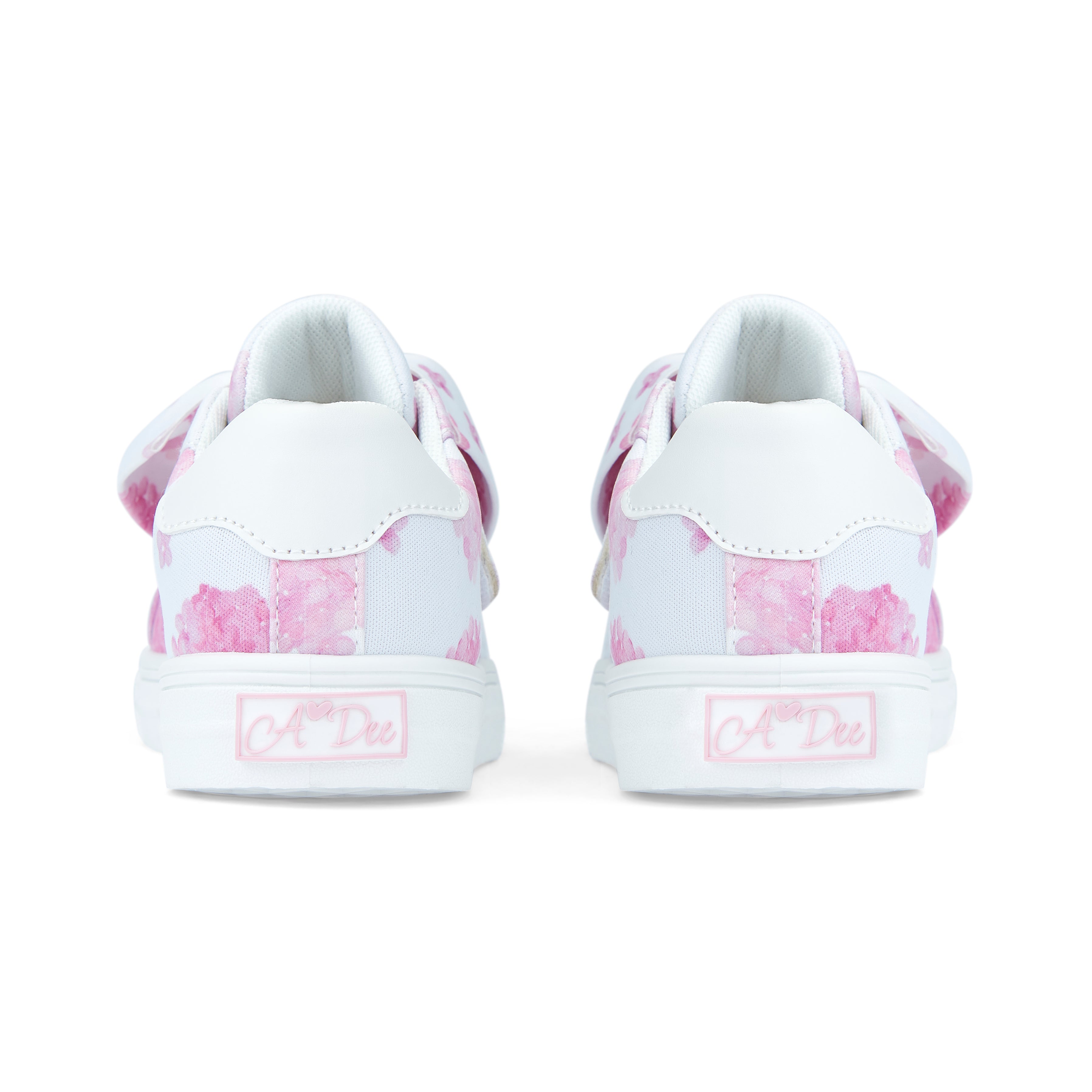 A DEE -  Bowie Heavenly Hydrangea Printed Bow Trainer - Pink Blossom