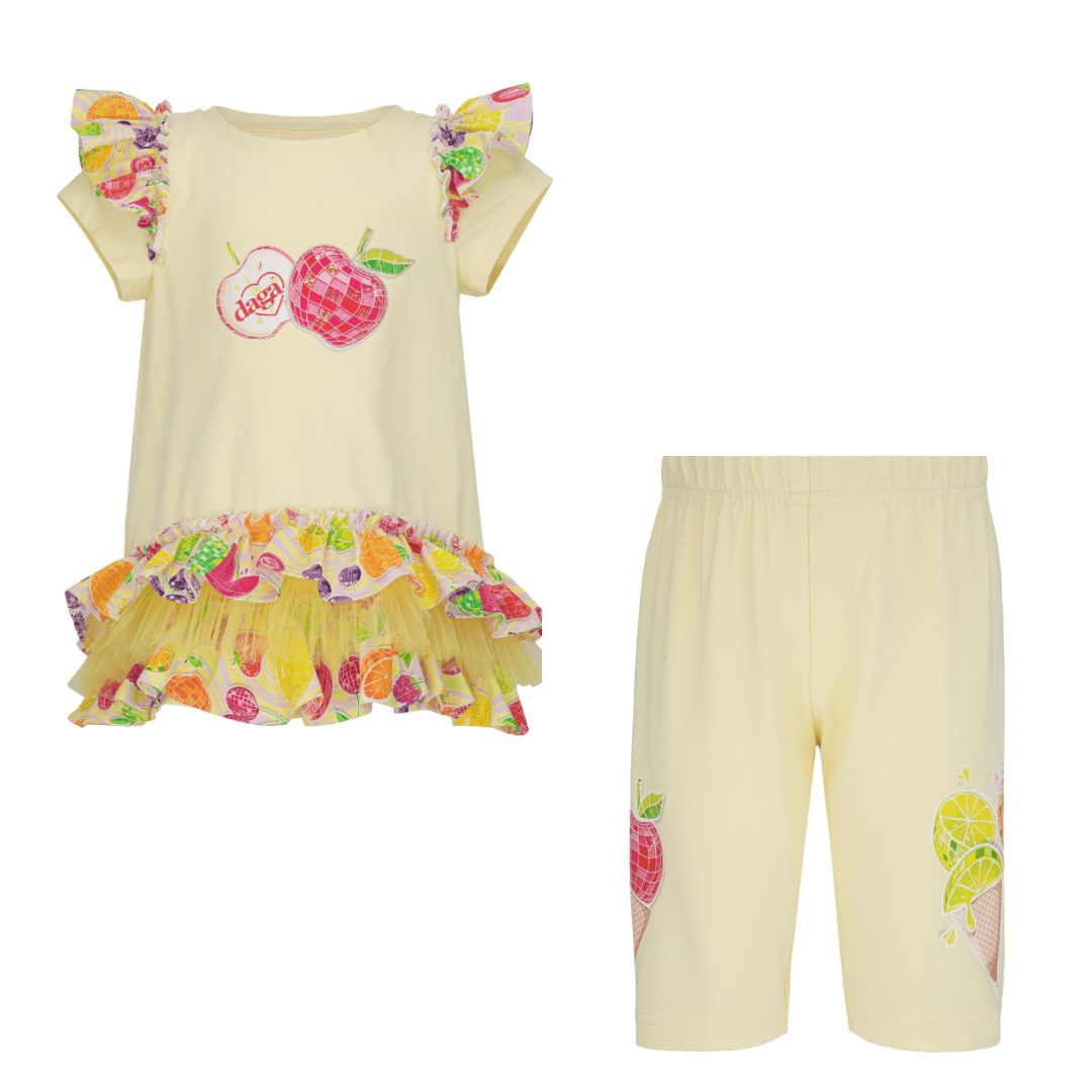 Daga -Tutti Frutti Legging Set - Yellow