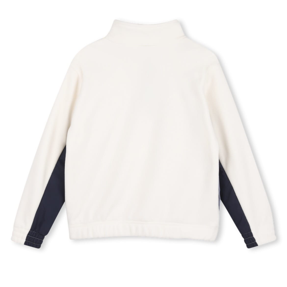 BOSS - Fleece Half Zip Sweatshirt  -  Ivory