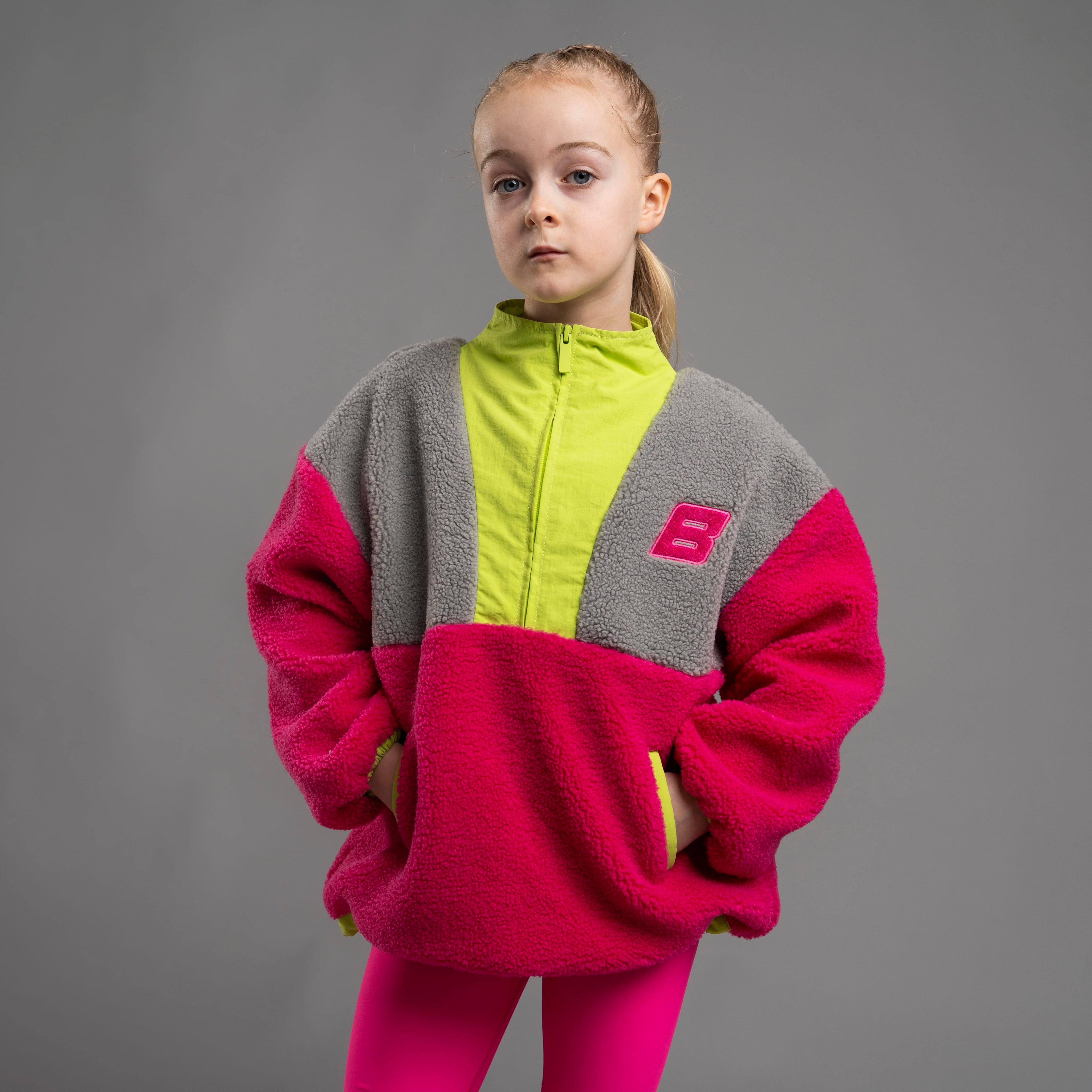 BONINI BY A DEE - Trail Quarter Zip Fleece  - Hot Pink