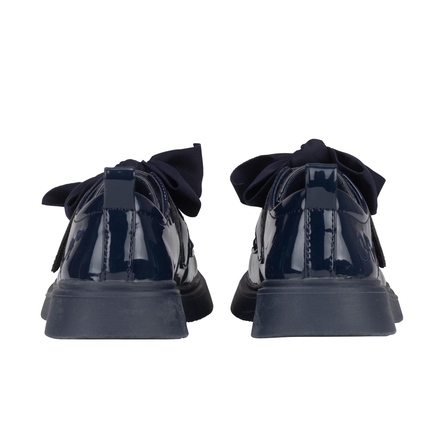 A DEE - Back To School Mary Bow Shoe - Navy