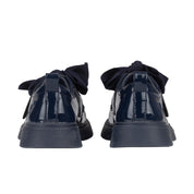 A DEE - Back To School Mary Bow Shoe - Navy