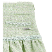 MONNALISA - Chic Top & Skirt Set - Mint