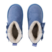 A DEE - A Dee On Ice Bowitiful Bow Ugg Boot - Iced Blue