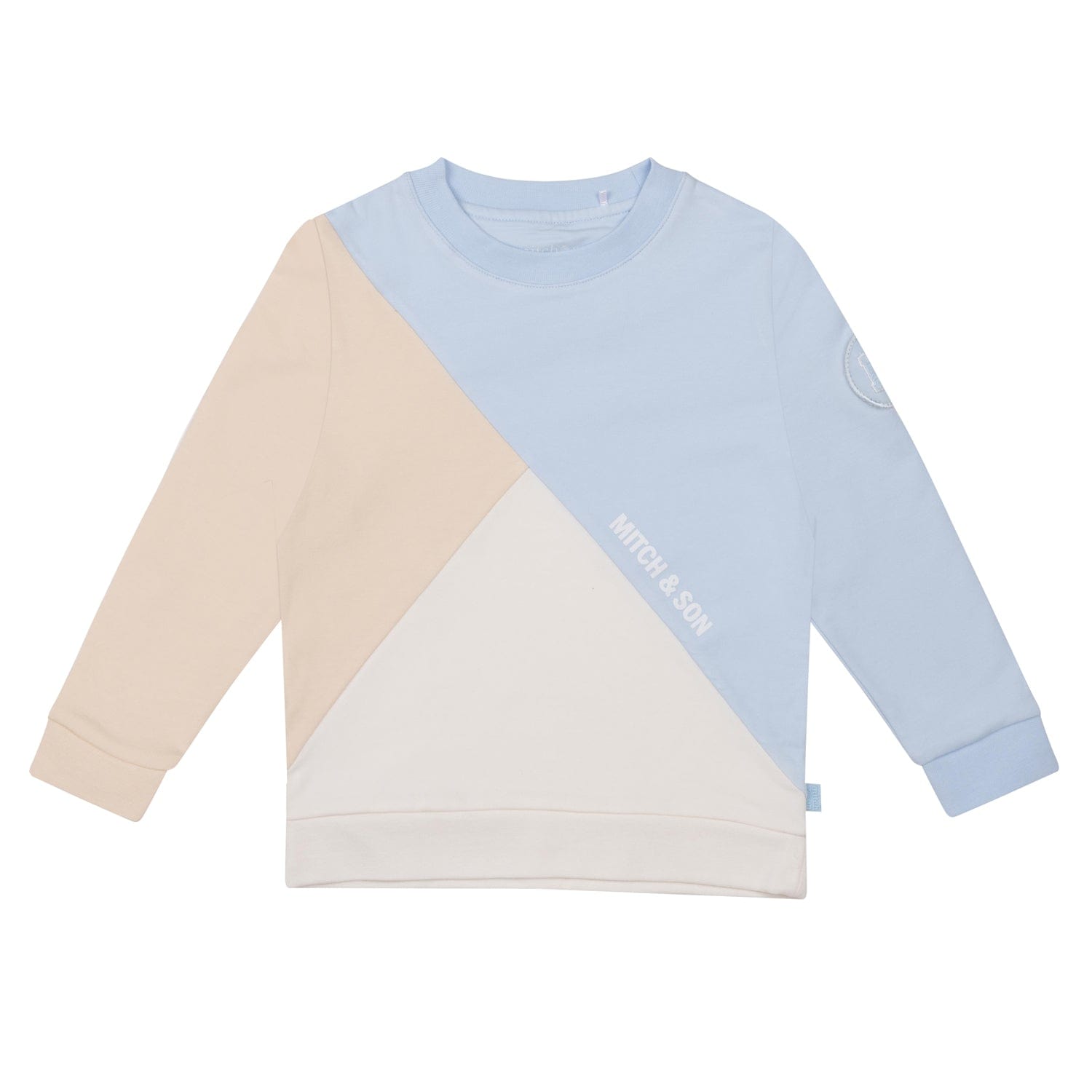 MITCH & SON - Agner Cut & Sew Crewneck Tracksuit - Pale Blue