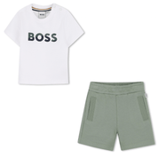 BOSS - Toddler Logo Short Set  - Green