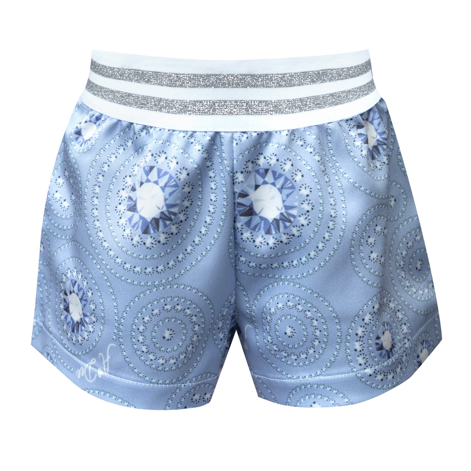 A DEE - A Dee On Ice Paris Diamond Print Short Set - Iced Blue