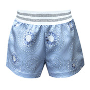 A DEE - A Dee On Ice Paris Diamond Print Short Set - Iced Blue