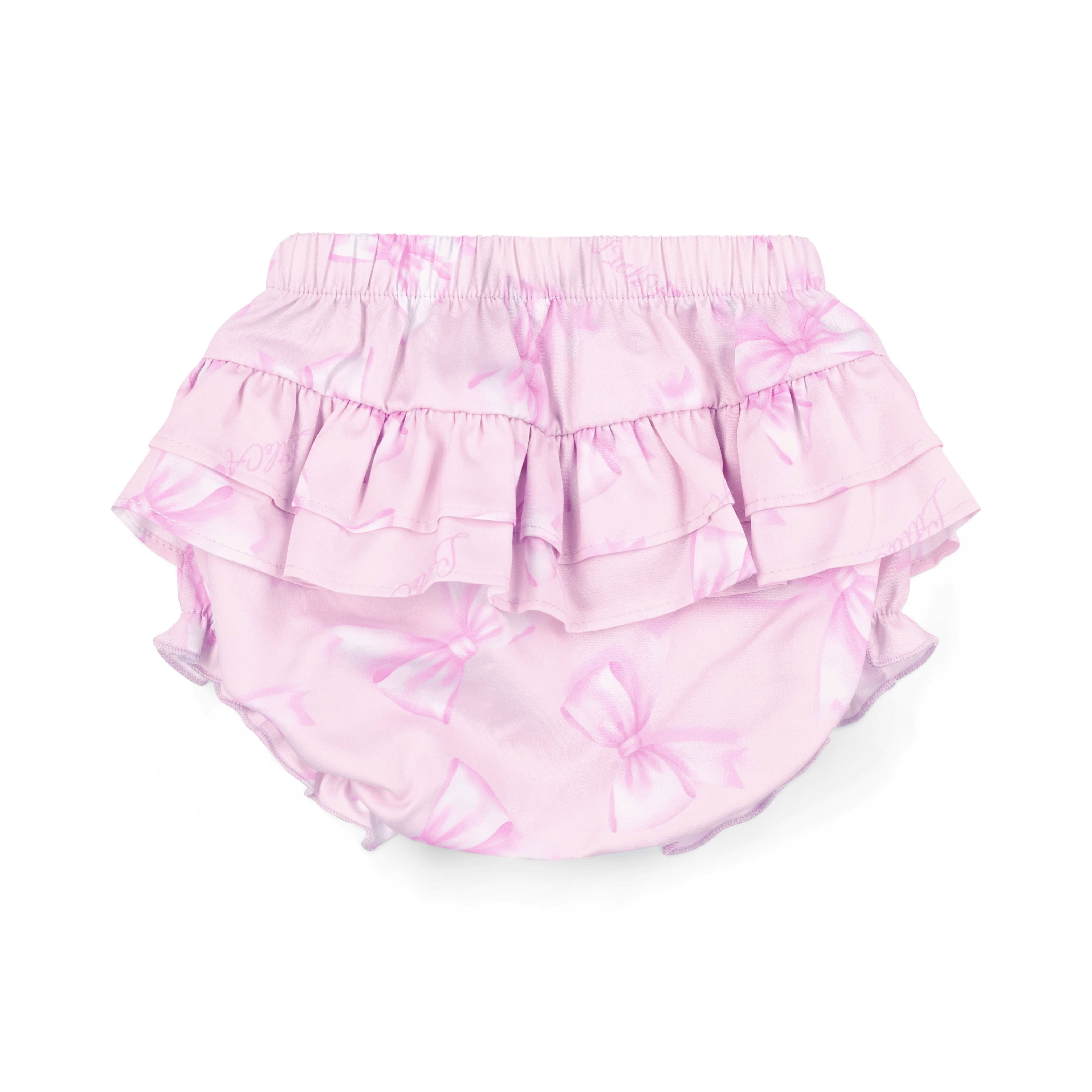 LITTLE A - Perfectly Pink Ocean Jam Pant Set - Pink Blossom