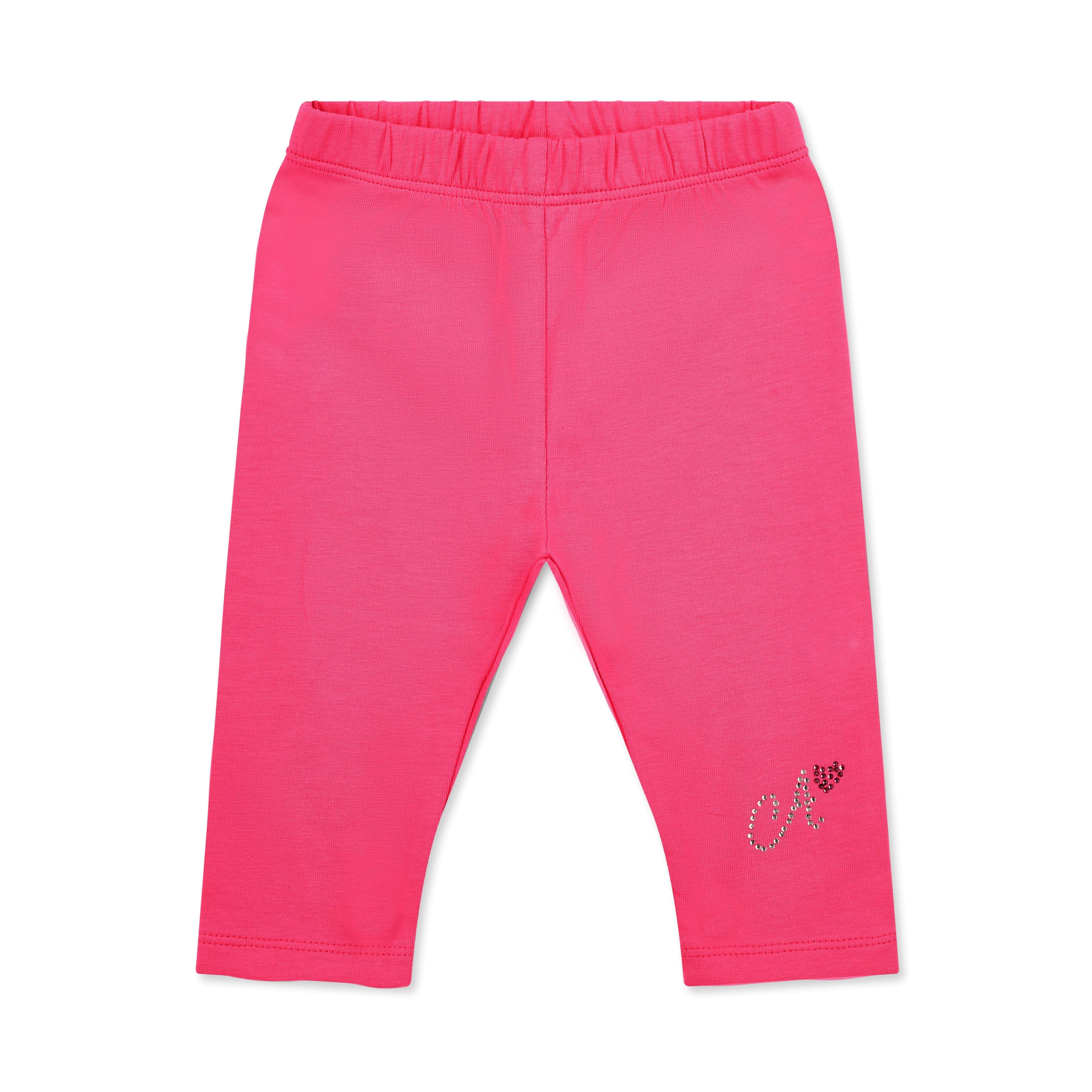 LITTLE A - Cutie Frutti Phoebe Cherry Legging Set - White