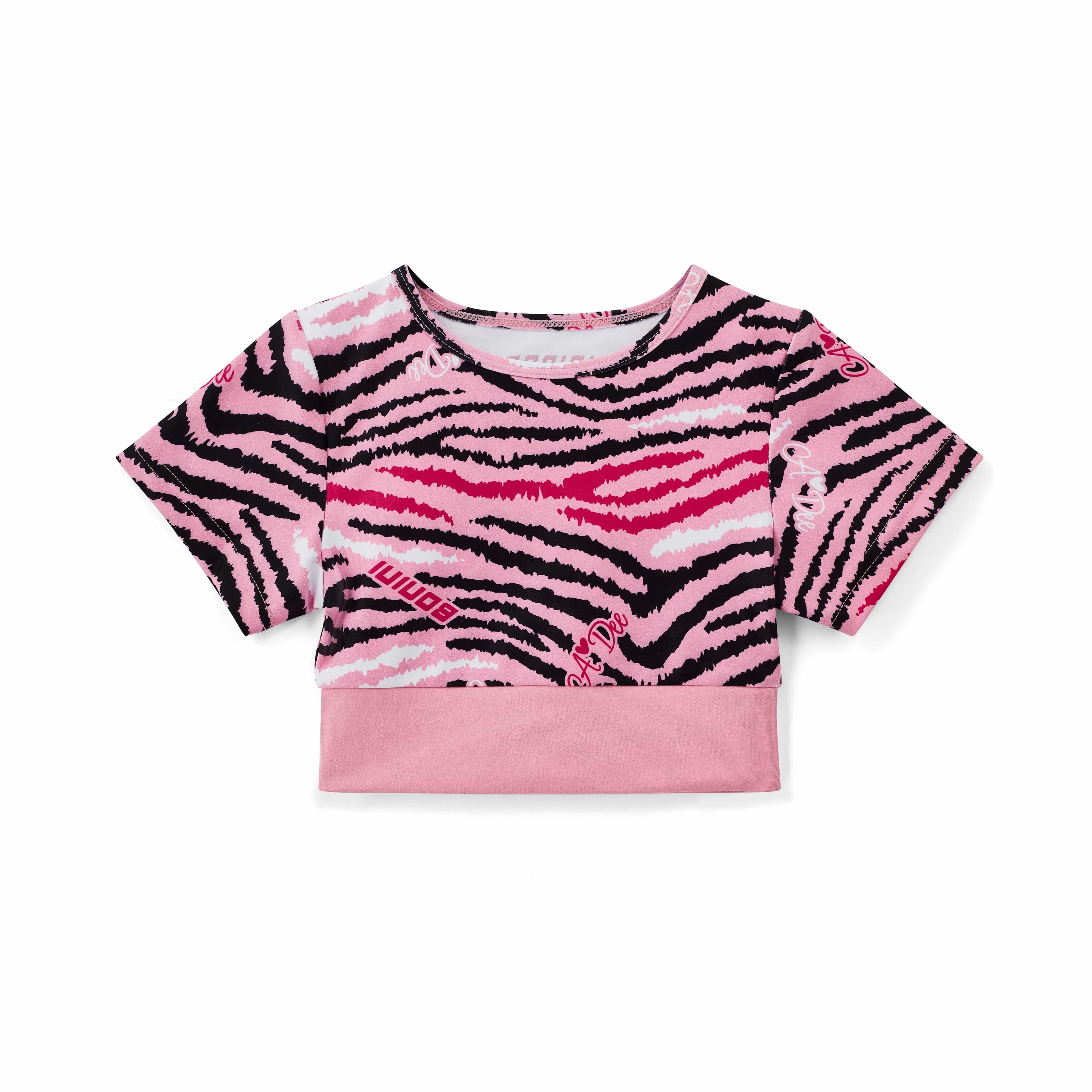 BONINI BY A DEE - Printed Sport Top & Legging Set Energy & Sprint - Peony Pink