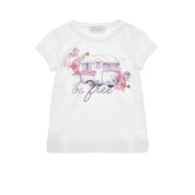 MONNALISA -  Be Free Top & Denim Short Set - Lilac