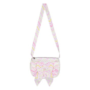 A DEE -  Lux Chic Chevron Bag - White