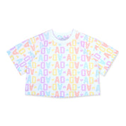 A DEE - Samantha Signature Summer Inital Print Flare Set - White