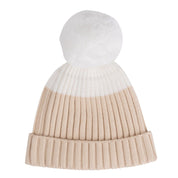 MITCH & SON - Ally Knitted Pom Pom Hat - Beige