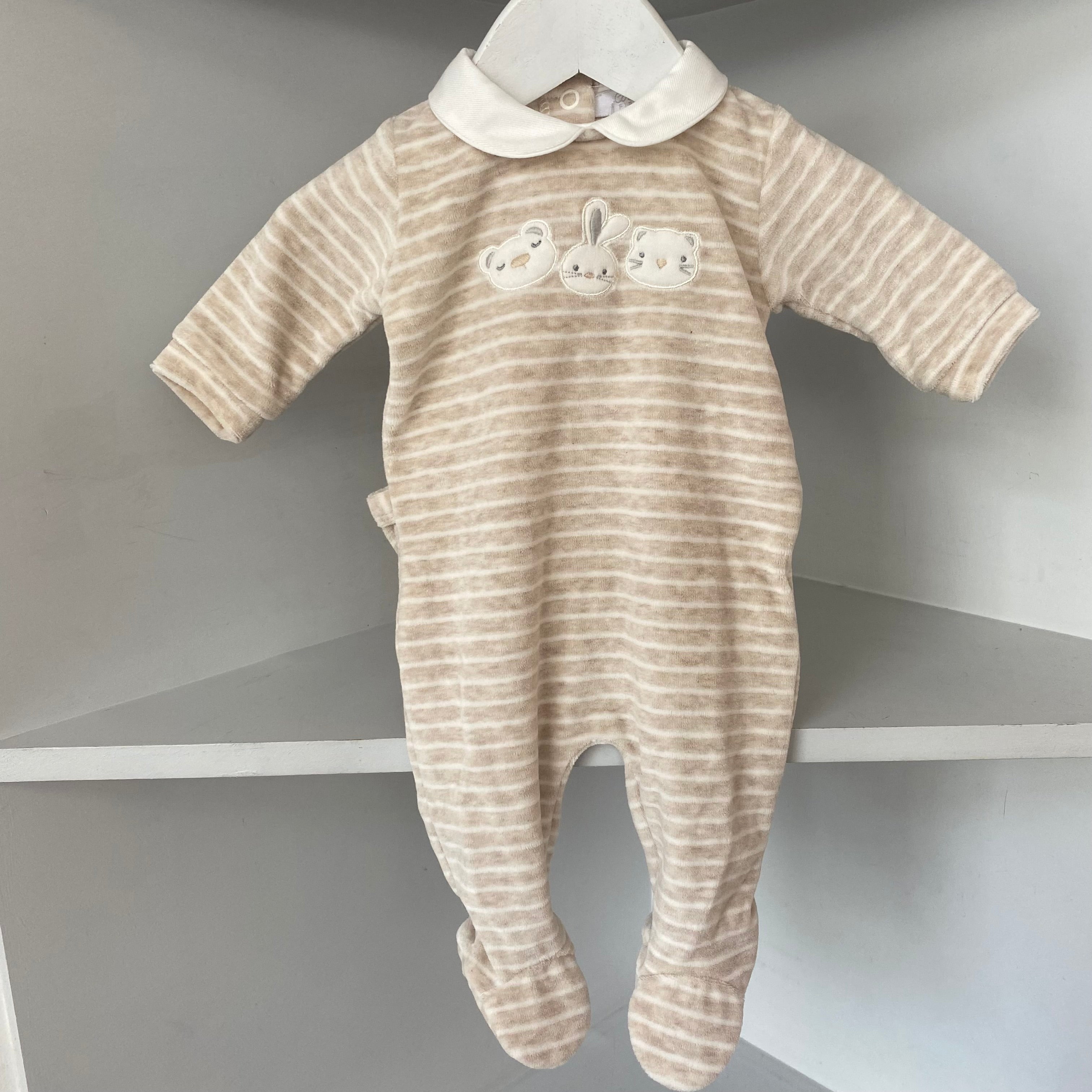 Coccode - Pets Stripe Babygrow - Barley