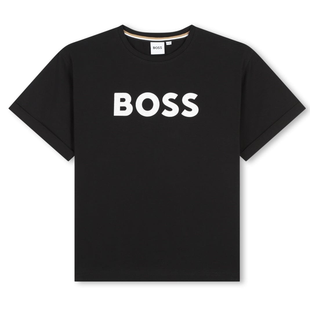 BOSS - Toddler Logo T-Shirt -  Black