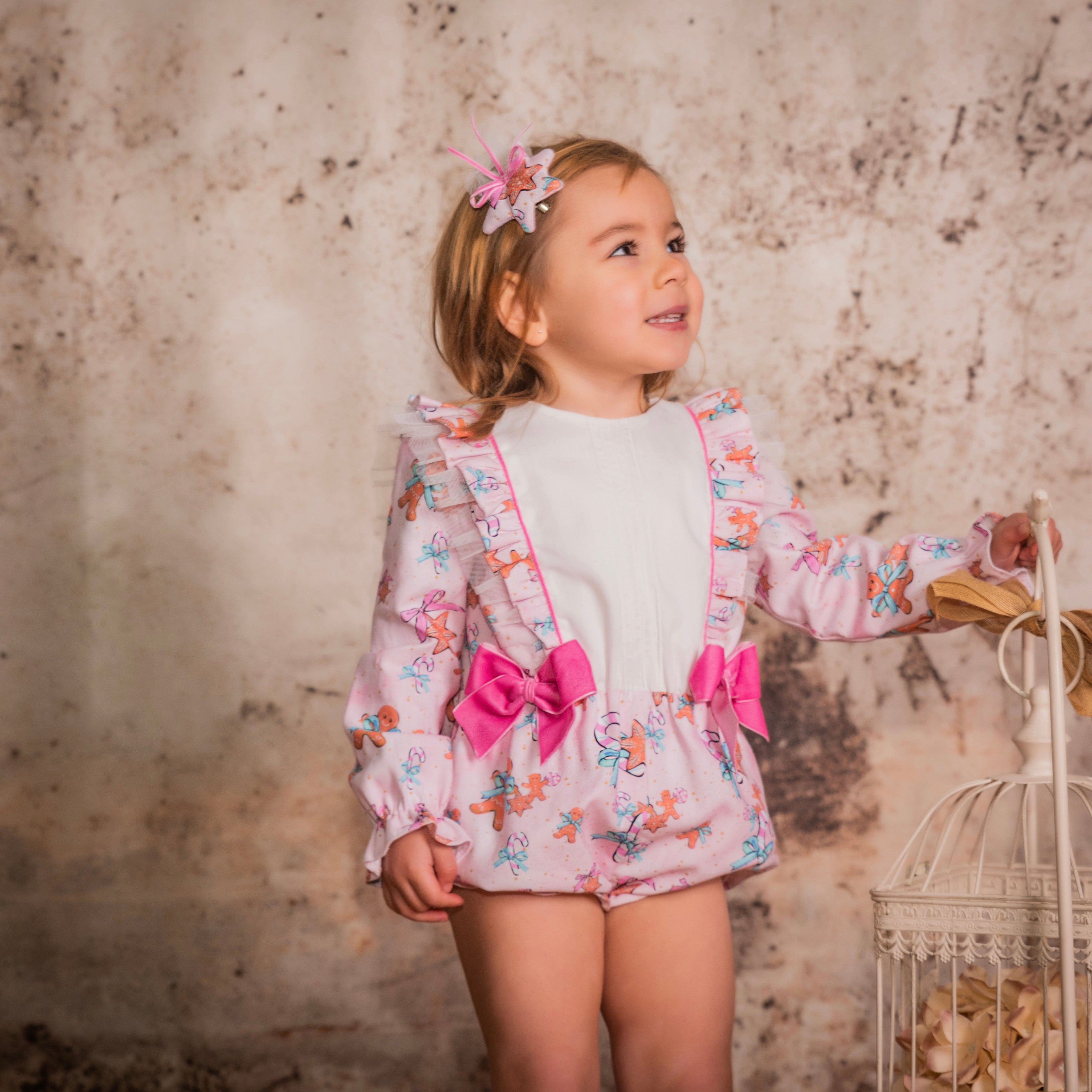 BABINE - Gingerbread Playsuit - Pink