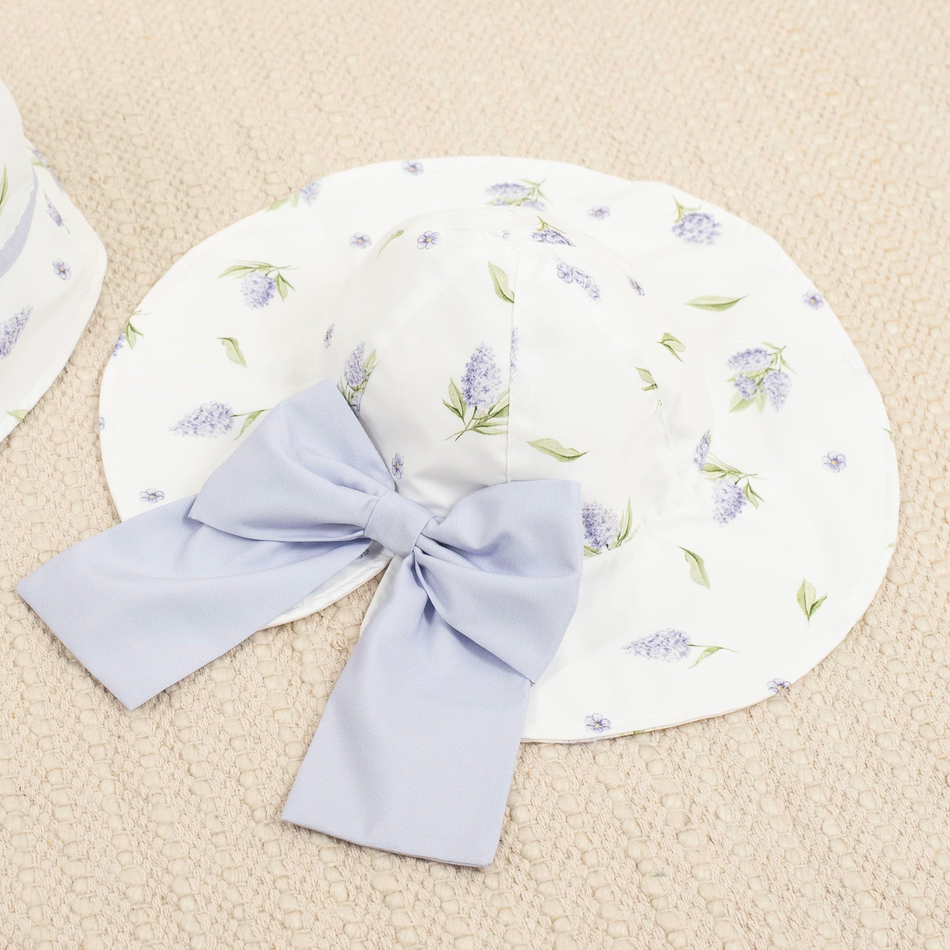 MEIA PATA - Lavender Print Sun Hat - Lilac