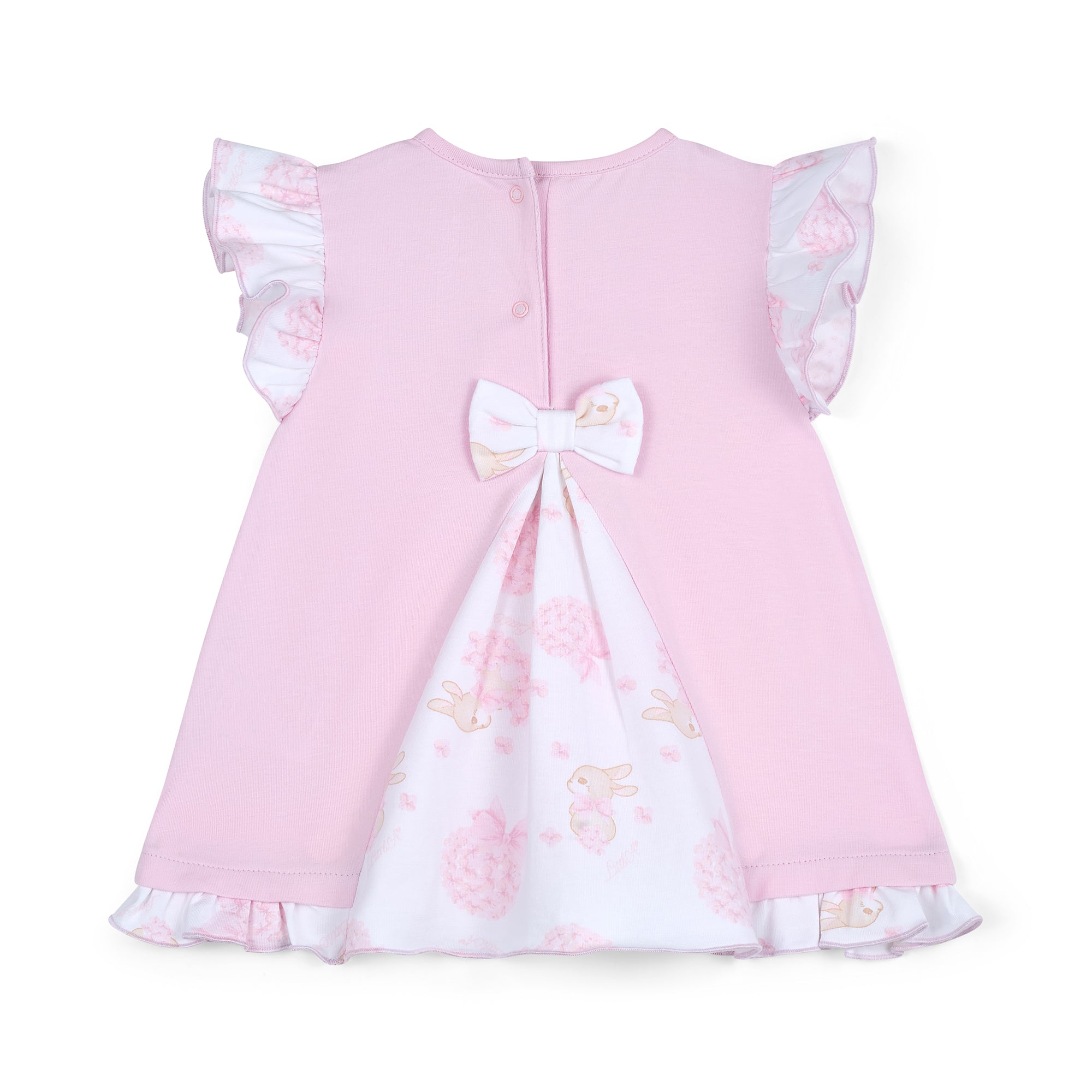 LITTLE A - Amy Bunny Jersey Dress - Pink Blossom