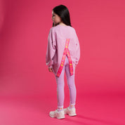 BONINI BY A DEE - Groove & Inspire Logo Sweatshirt - Lilac Bloom