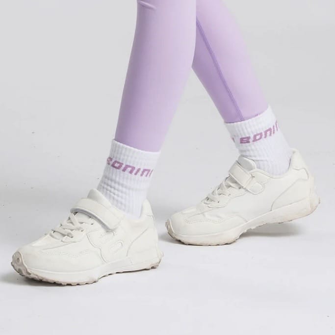 BONINI BY A DEE - Sport Socks - White/Lilac