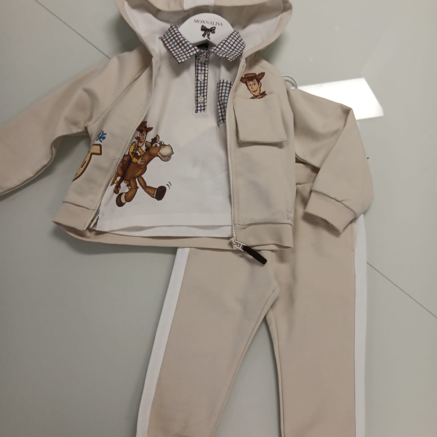 MONNALISA - Toy Story Boys Three Piece Set - Sand