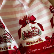 IS - Snow Globe Skirt Set - Red